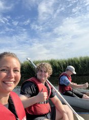 Company canoe outing